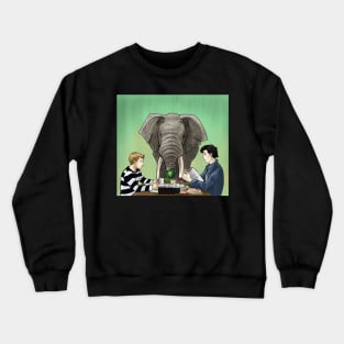 The Elephant in the room Crewneck Sweatshirt